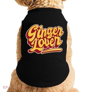 Ginger Lover Funny Redhead Retro Doggie Tank