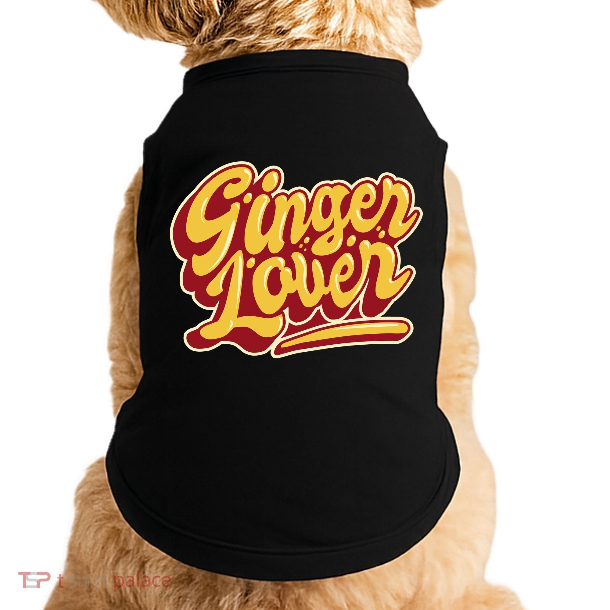 Ginger Lover Funny Redhead Retro Doggie Tank