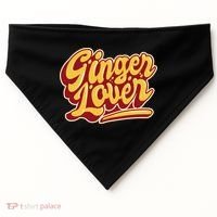 Ginger Lover Funny Redhead Retro USA-Made Doggie Bandana thumb 0