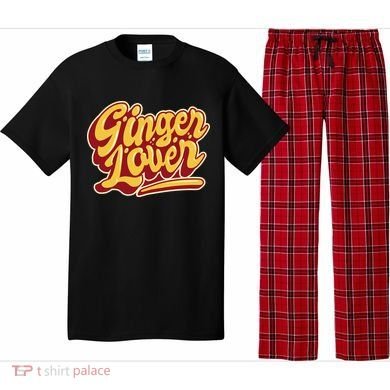 Ginger Lover Funny Redhead Retro Pajama Set