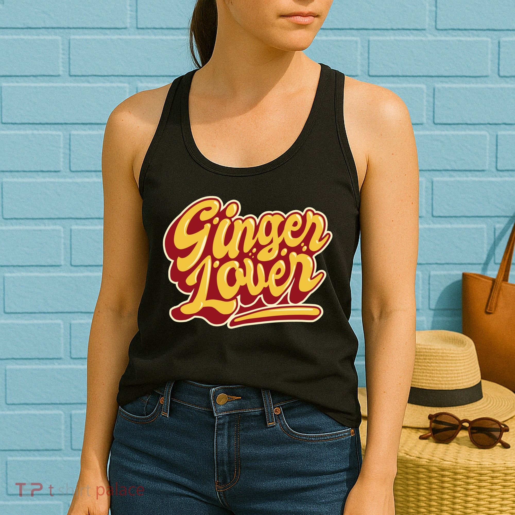 Ginger Lover Funny Redhead Retro Women's Tank Top