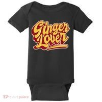 Ginger Lover Funny Redhead Retro Baby Bodysuit thumb 0