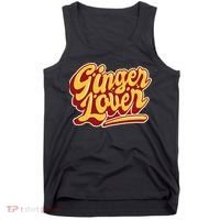 Ginger Lover Funny Redhead Retro Tank Top thumb 0