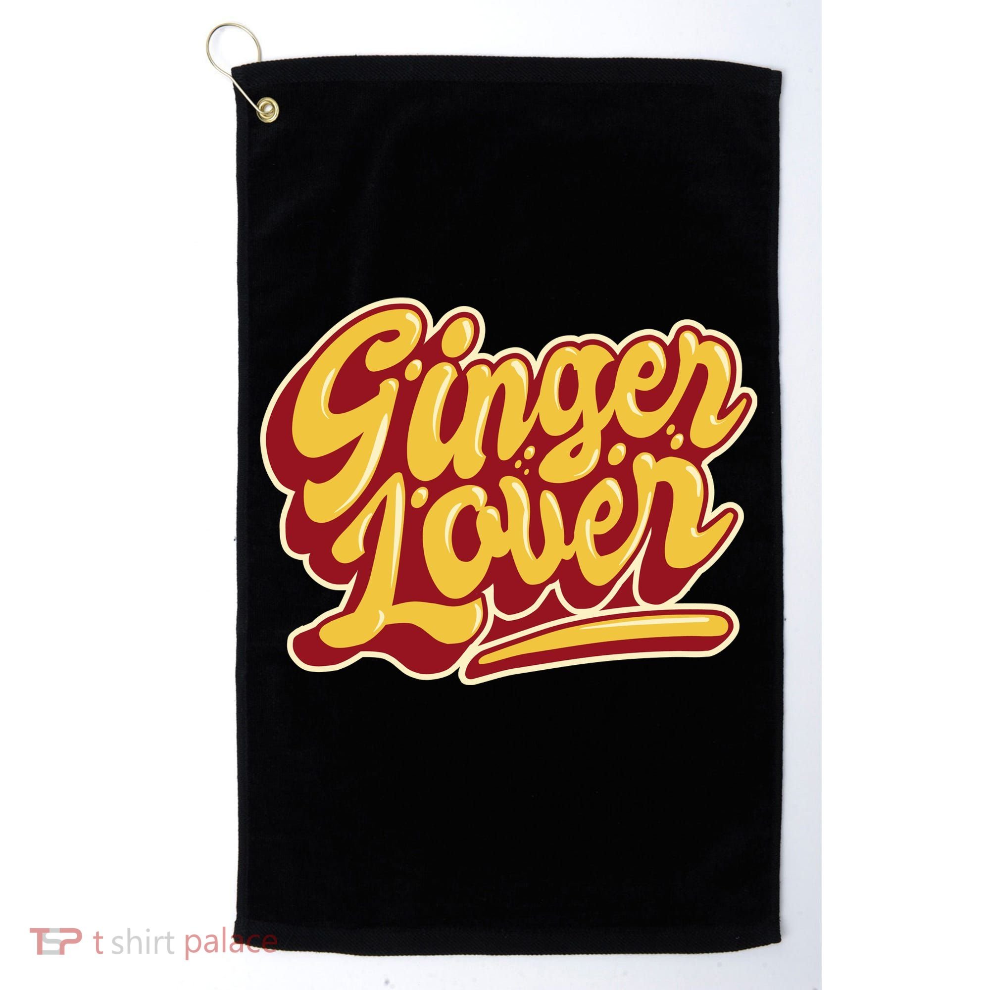 Ginger Lover Funny Redhead Retro Golf Towel