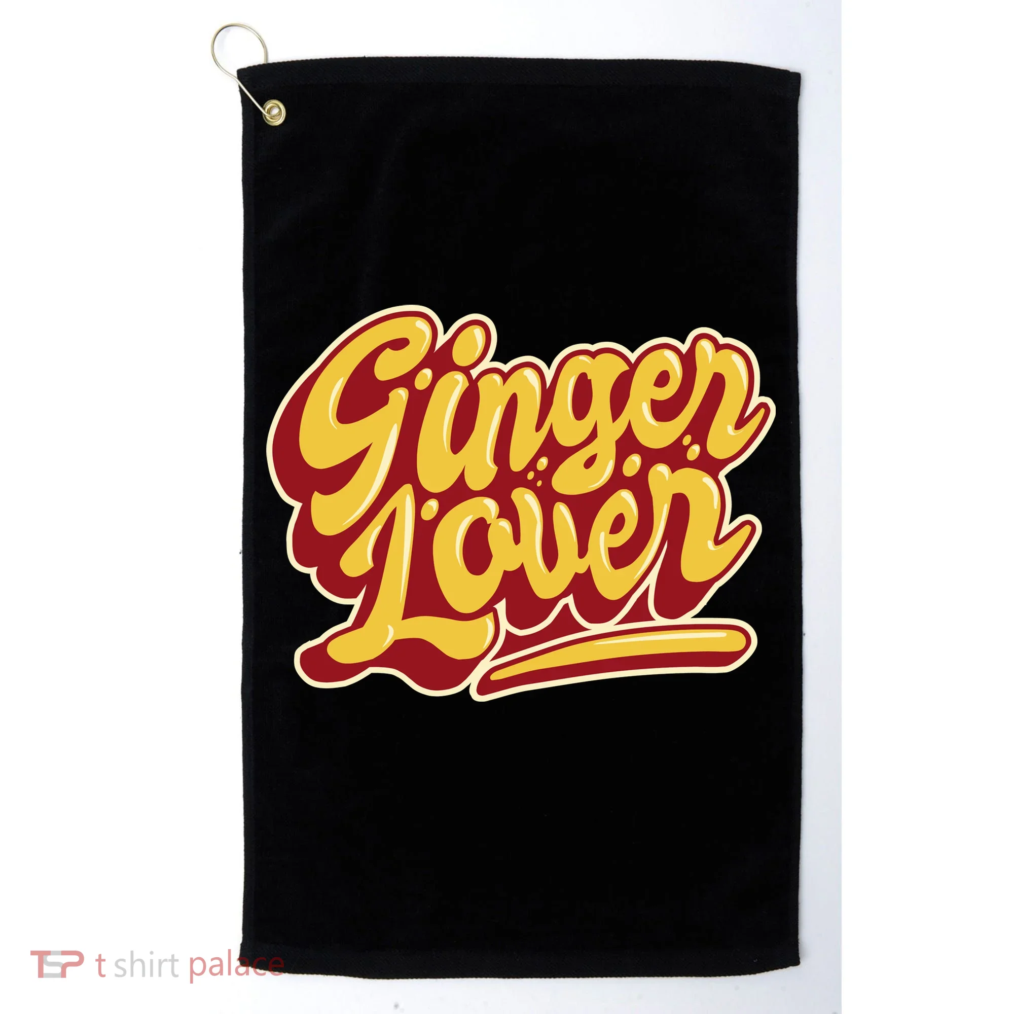 Ginger Lover Funny Redhead Retro Golf Towel