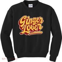 Ginger Lover Funny Redhead Retro Kids Sweatshirt thumb 0