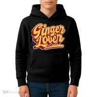 Ginger Lover Funny Redhead Retro Kids Hoodie thumb 4