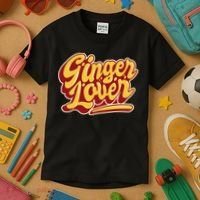 Ginger Lover Funny Redhead Retro Kids T-Shirt thumb 3