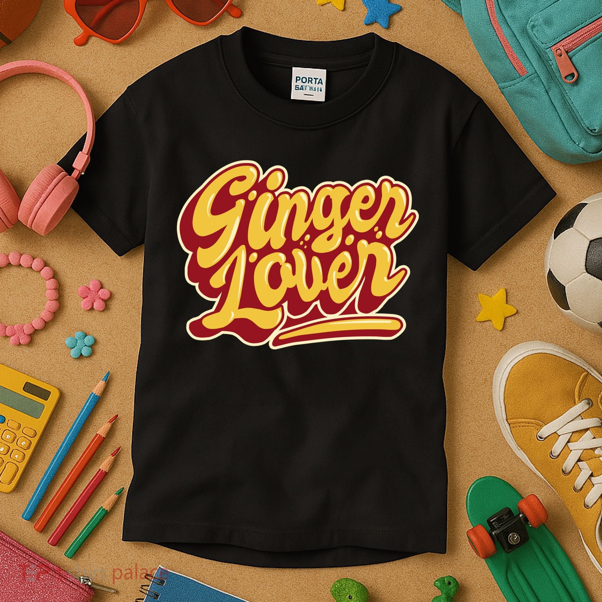 Ginger Lover Funny Redhead Retro Kids T-Shirt