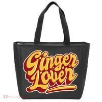 Ginger Lover Funny Redhead Retro Tote Bag thumb 0