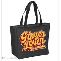 Ginger Lover Funny Redhead Retro Tote Bag thumb 2