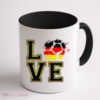Germany Love Futbol Coffee Mug thumb 1