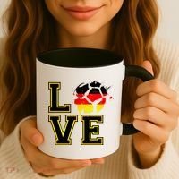 Germany Love Futbol Coffee Mug thumb 3