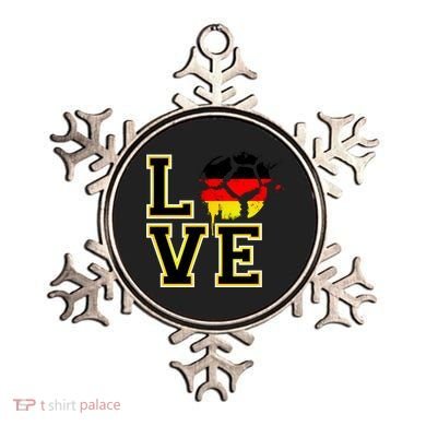 Germany Love Futbol Ornament