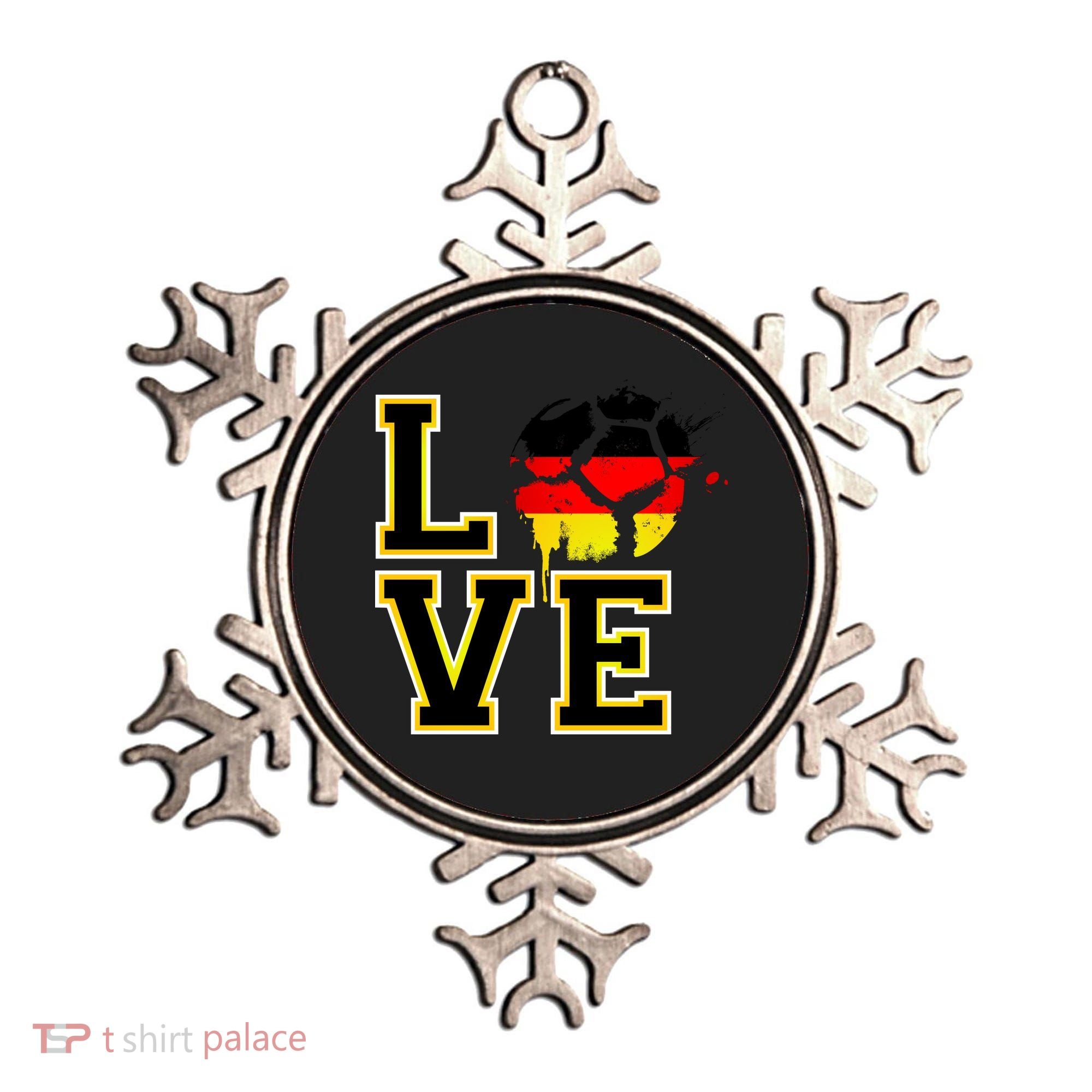 Germany Love Futbol Ornament