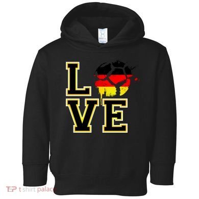Germany Love Futbol Toddler Hoodie