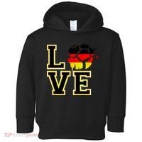 Germany Love Futbol Toddler Hoodie thumb 0