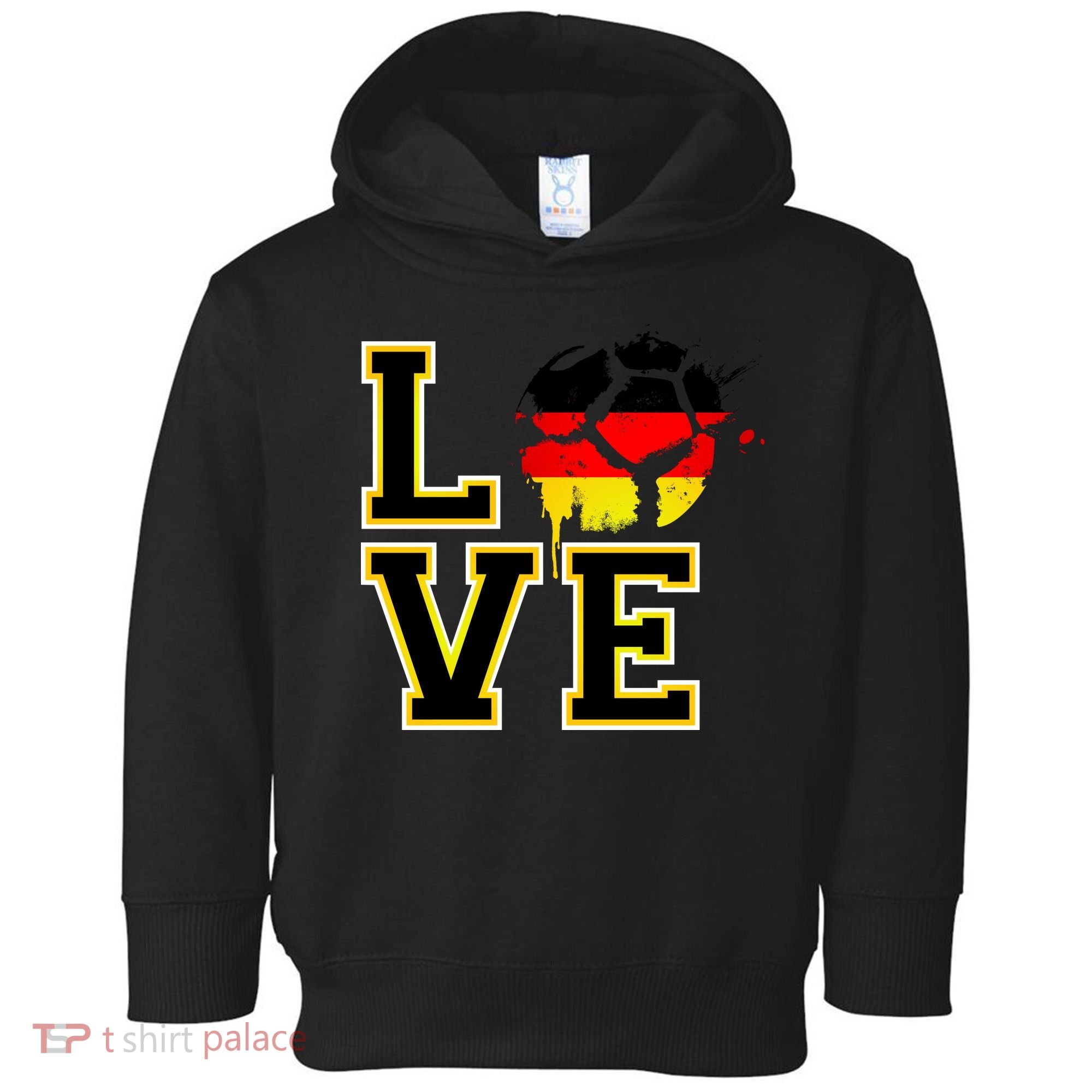 Germany Love Futbol Toddler Hoodie