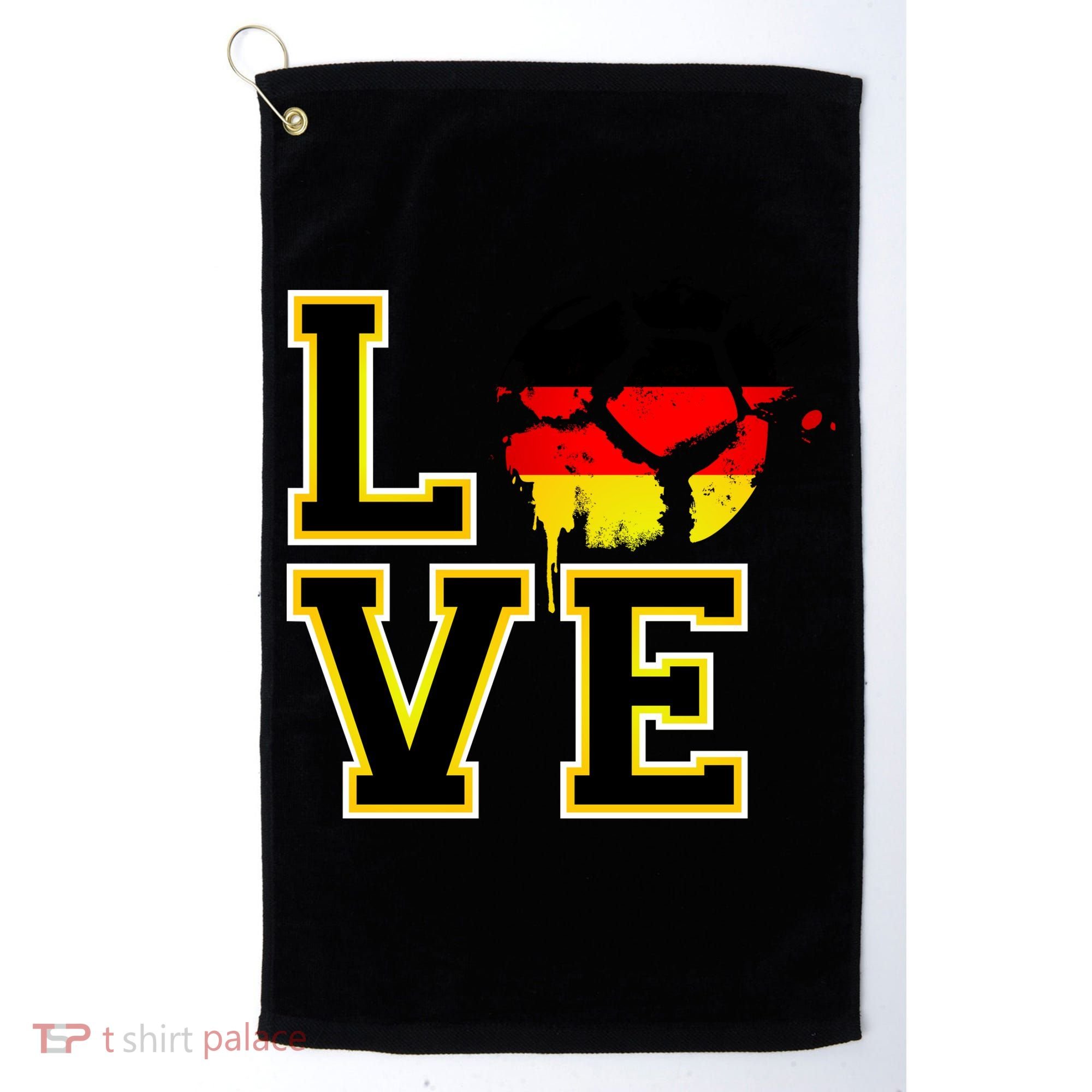Germany Love Futbol Golf Towel