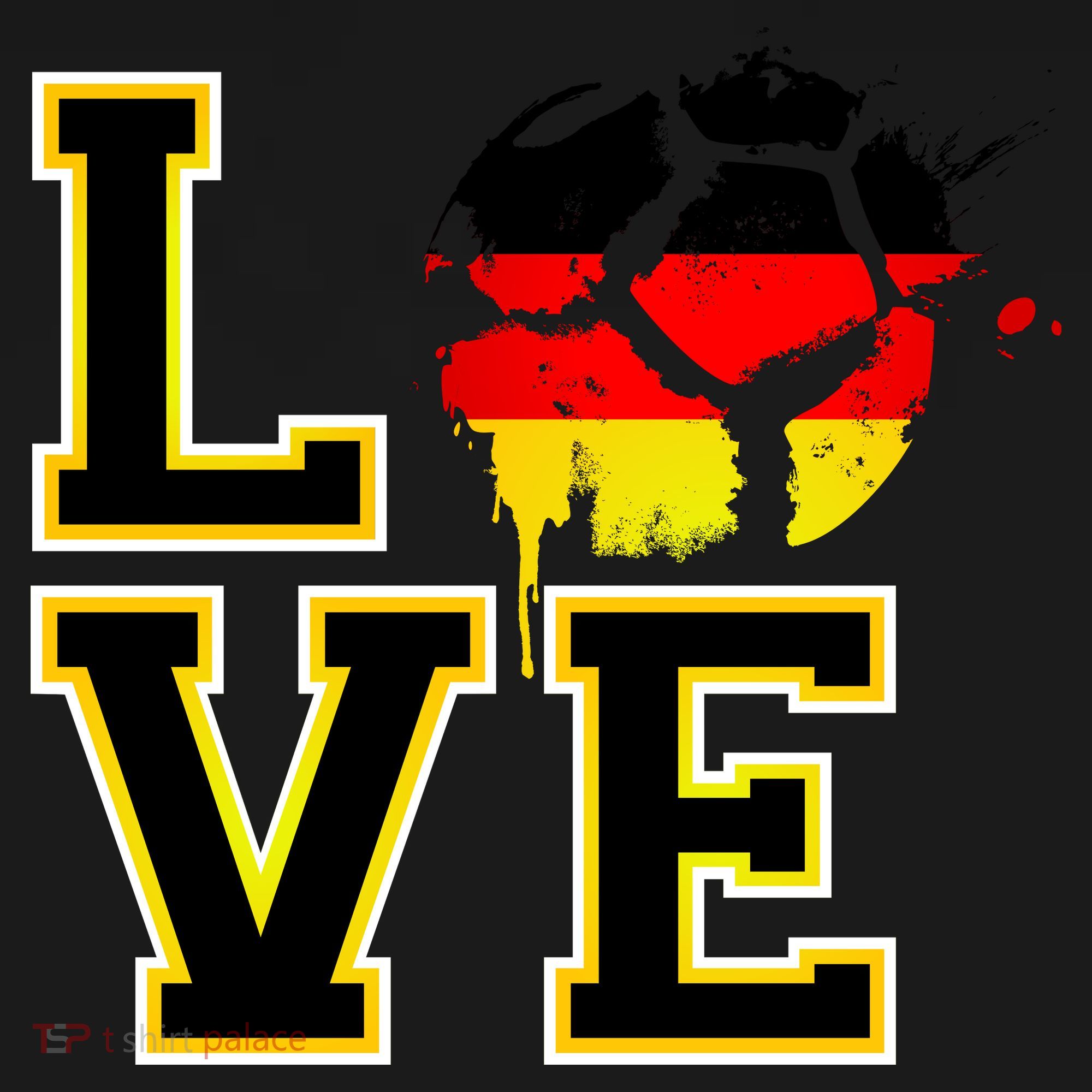 Germany Love Futbol Women's Long Sleeve Shirt