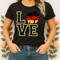 Germany Love Futbol Women's T-Shirt thumb 2