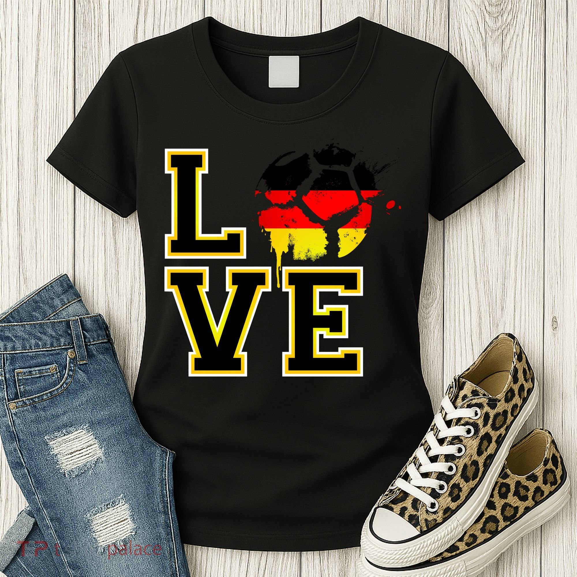 Germany Love Futbol Women's T-Shirt