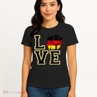 Germany Love Futbol Women's T-Shirt thumb 4