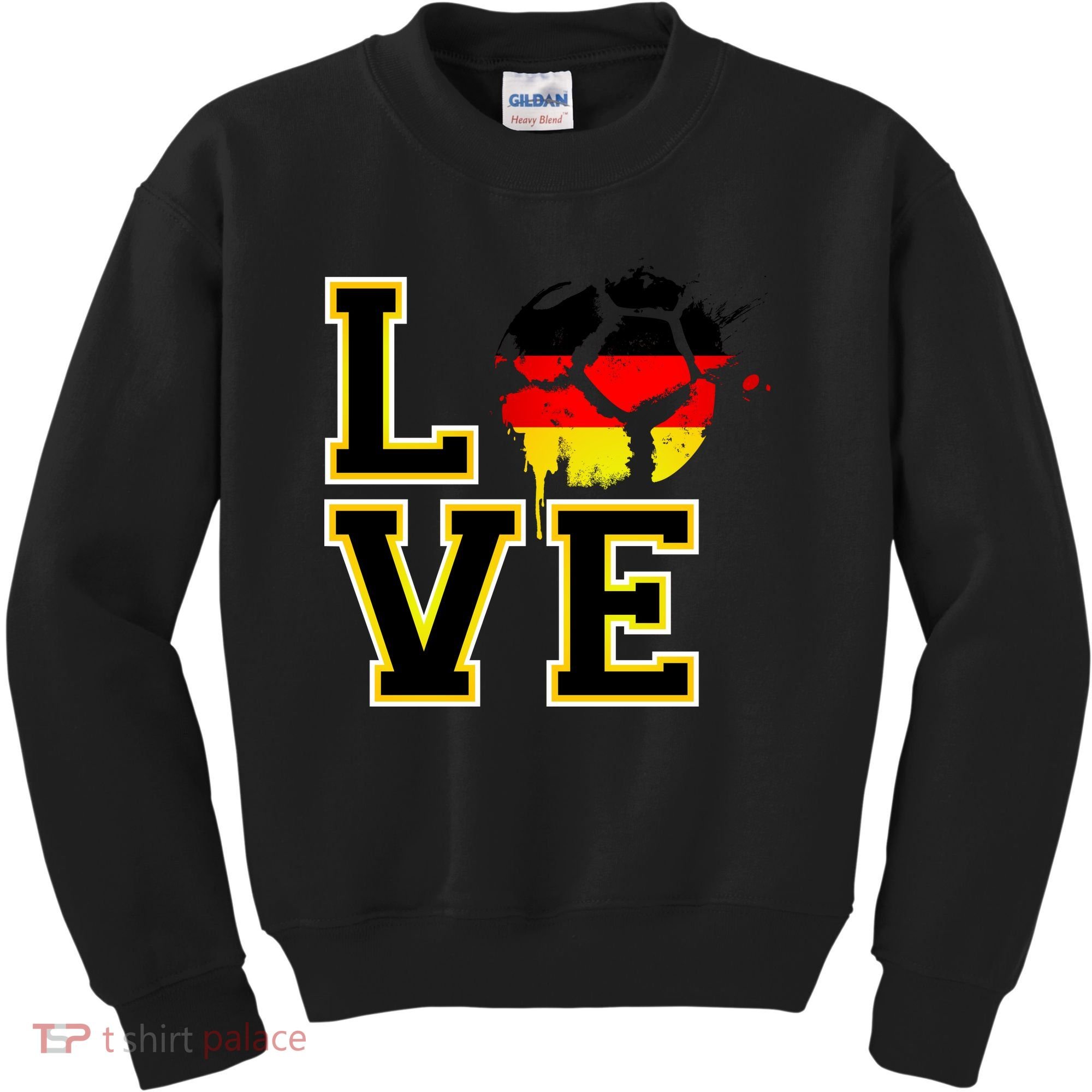 Germany Love Futbol Kids Sweatshirt