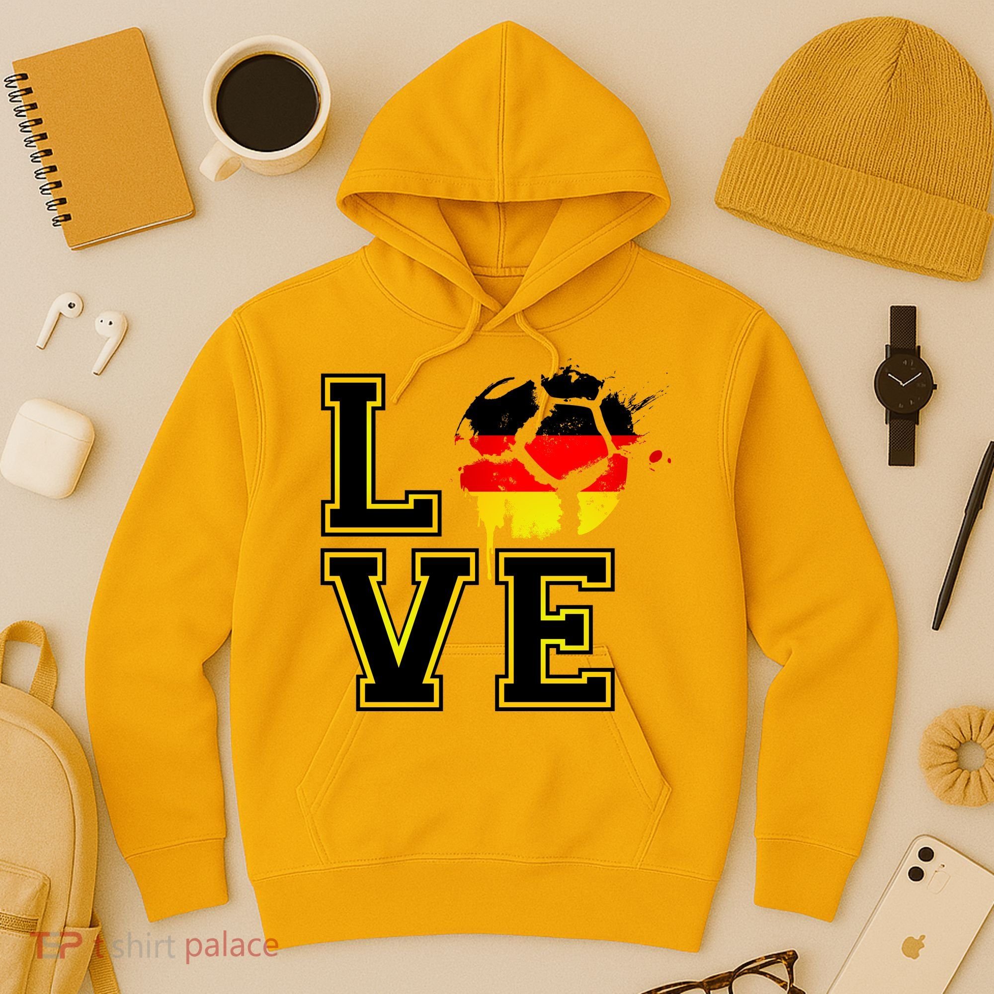 Germany Love Futbol Hoodie