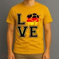 Germany Love Futbol T-Shirt thumb 3