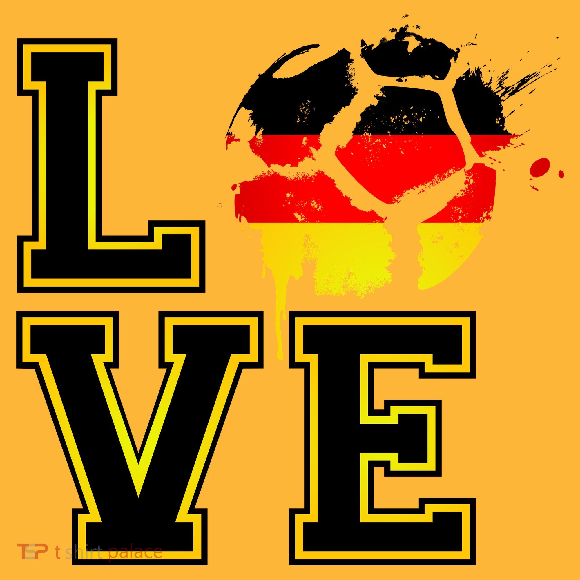 Germany Love Futbol Polo