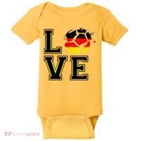 Germany Love Futbol Baby Bodysuit thumb 0