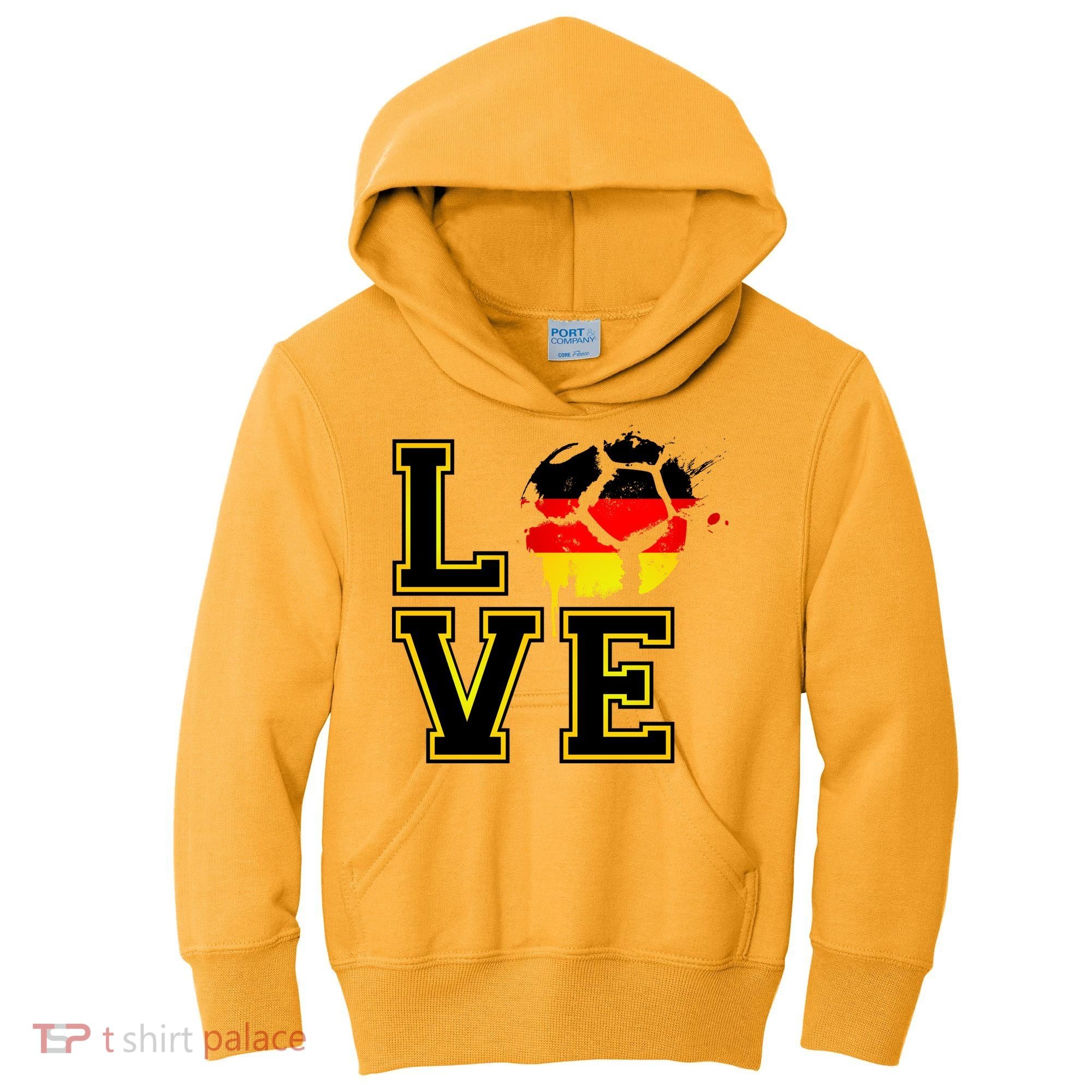 Germany Love Futbol Kids Hoodie