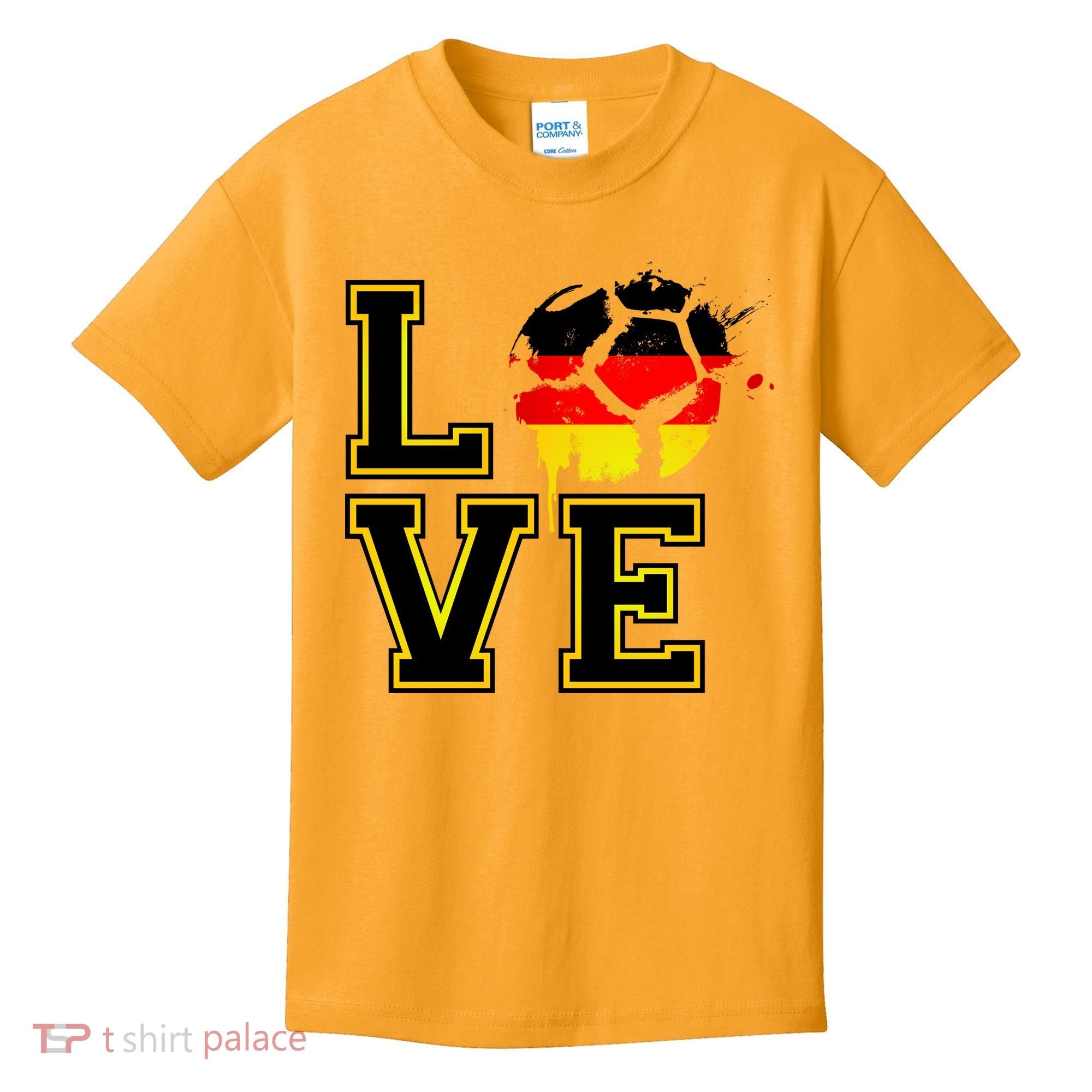 Germany Love Futbol Kids T-Shirt