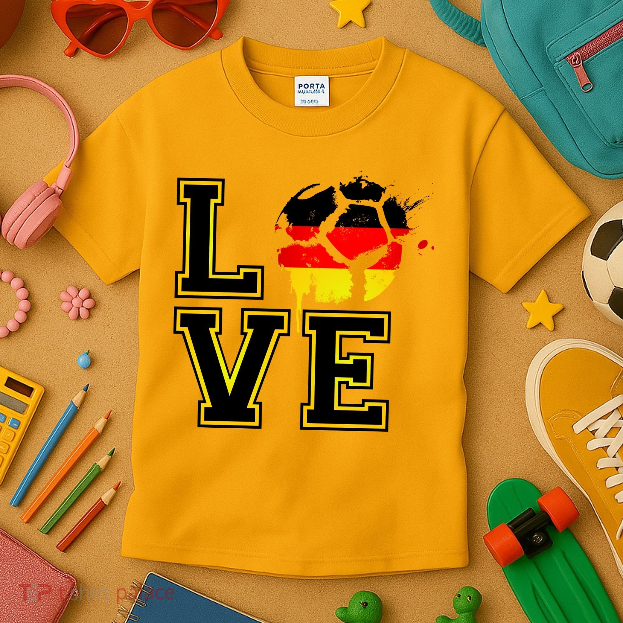 Germany Love Futbol Kids T-Shirt