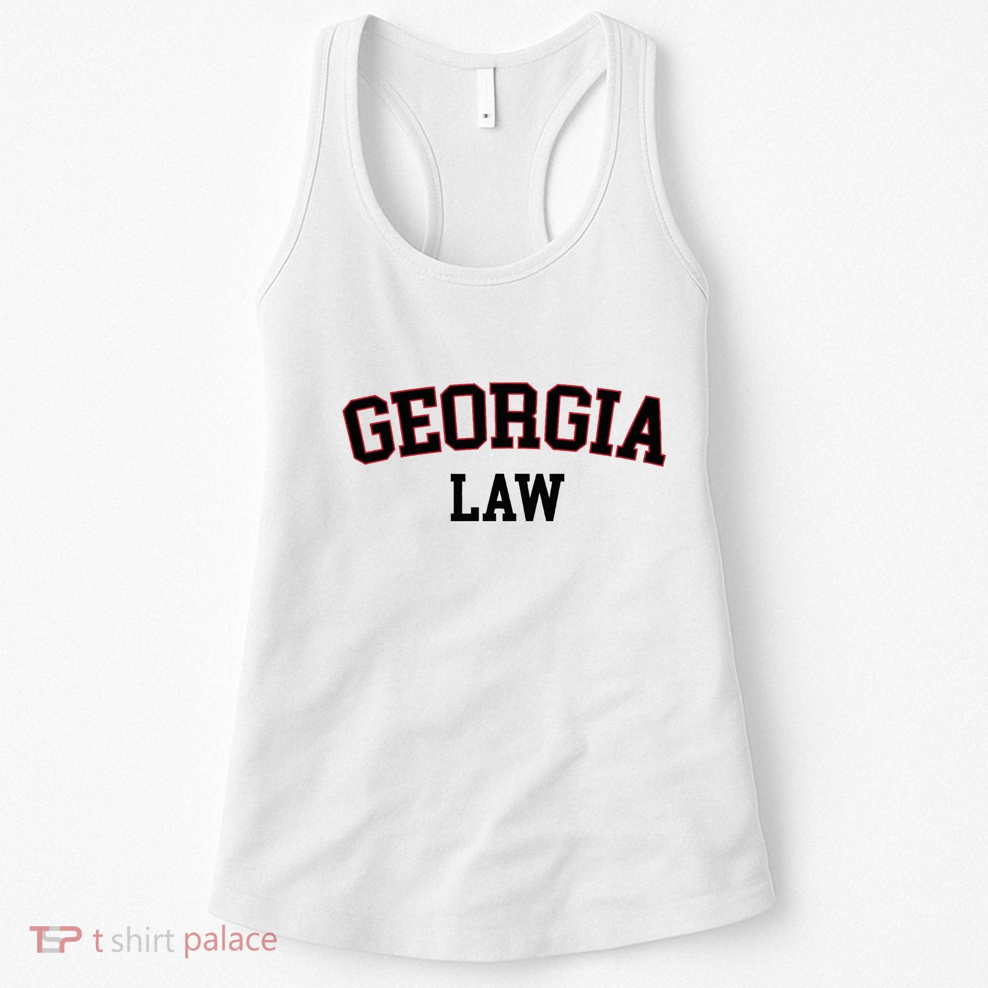 Georgia Law Georgia Bar Graduate Gift Lawyer College Women's Tank Top
