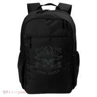 Good Love Good Death Skull Dia De Los Muertos Backpack thumb 0