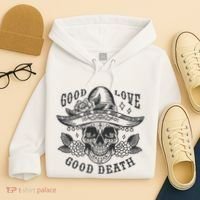 Good Love Good Death Skull Dia De Los Muertos Hoodie thumb 4