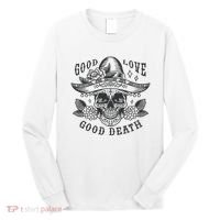 Good Love Good Death Skull Dia De Los Muertos Long Sleeve Shirt thumb 0