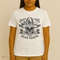 Good Love Good Death Skull Dia De Los Muertos T-Shirt thumb 4