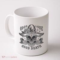 Good Love Good Death Skull Dia De Los Muertos Coffee Mug thumb 0