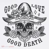 Good Love Good Death Skull Dia De Los Muertos Women's Hoodie thumb 2