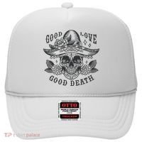 Good Love Good Death Skull Dia De Los Muertos Hat thumb 0