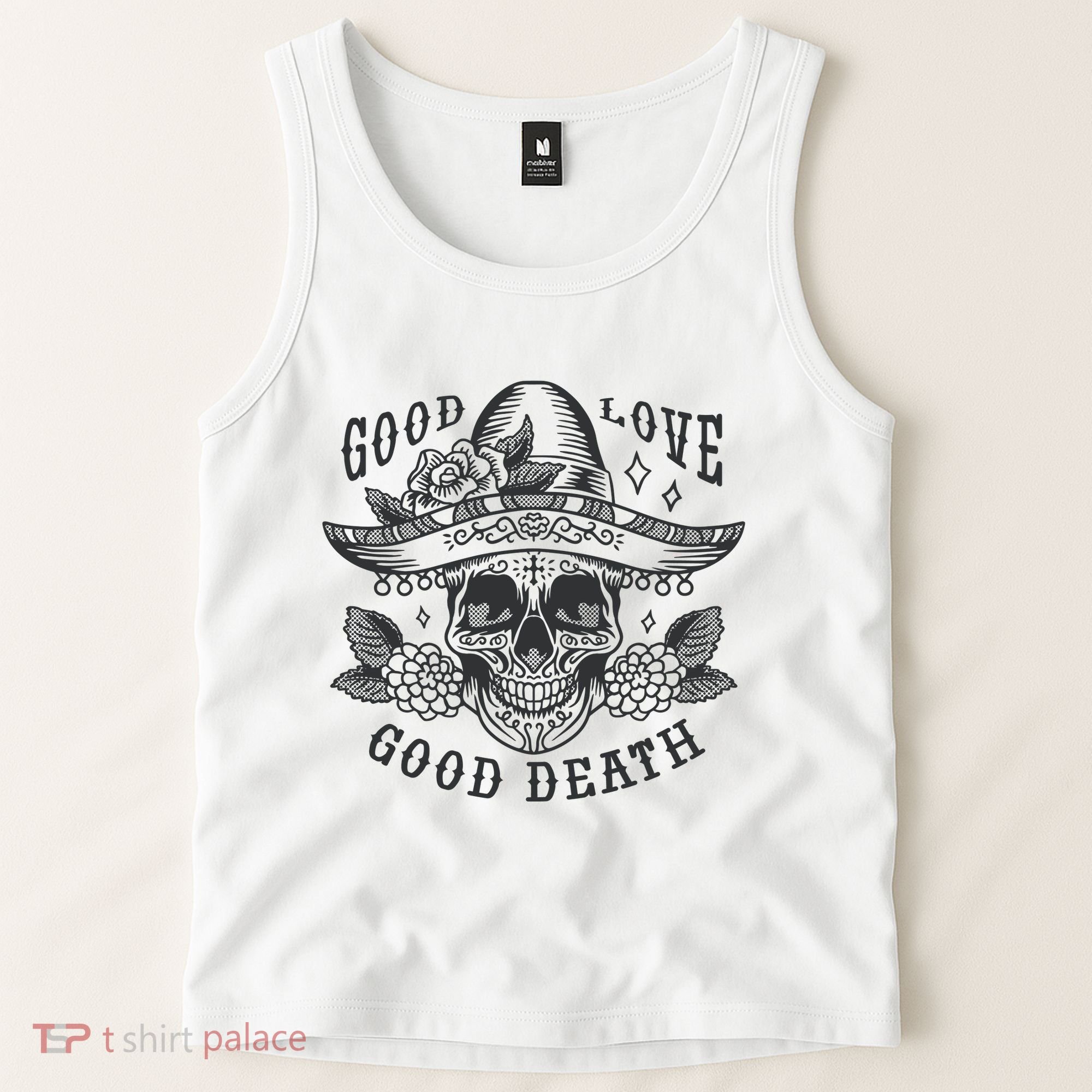Good Love Good Death Skull Dia De Los Muertos Tank Top
