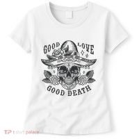 Good Love Good Death Skull Dia De Los Muertos Women's T-Shirt thumb 0