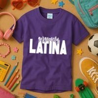 Gorgeously Latina Kids T-Shirt thumb 3