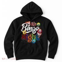 Gambling Lover Gift Its Bingo Night Funny Lottery Bingo Hoodie thumb 0
