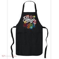 Gambling Lover Gift Its Bingo Night Funny Lottery Bingo Apron thumb 0