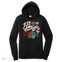 Gambling Lover Gift Its Bingo Night Funny Lottery Bingo Women's Hoodie thumb 0