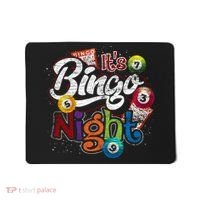 Gambling Lover Gift Its Bingo Night Funny Lottery Bingo Mousepad thumb 0